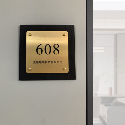 实木金属门牌复古个性门牌广告牌