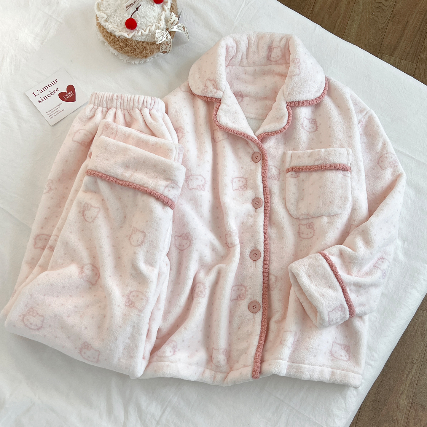 珊瑚绒睡衣女冬季加厚加绒2025新款少女款开衫秋冬款家居服可外穿