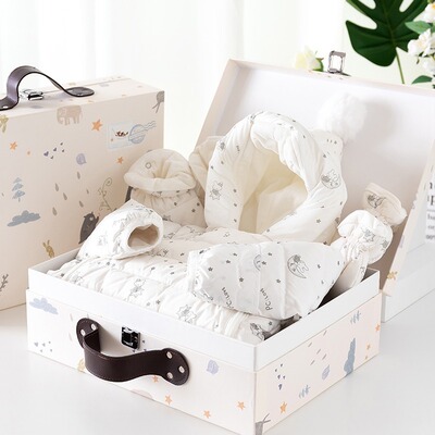 婴儿外出服礼盒羽绒服新生儿