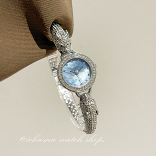 初目iChumu手表女镶钻手链表女轻奢小众龙形手镯表高级感2025新款