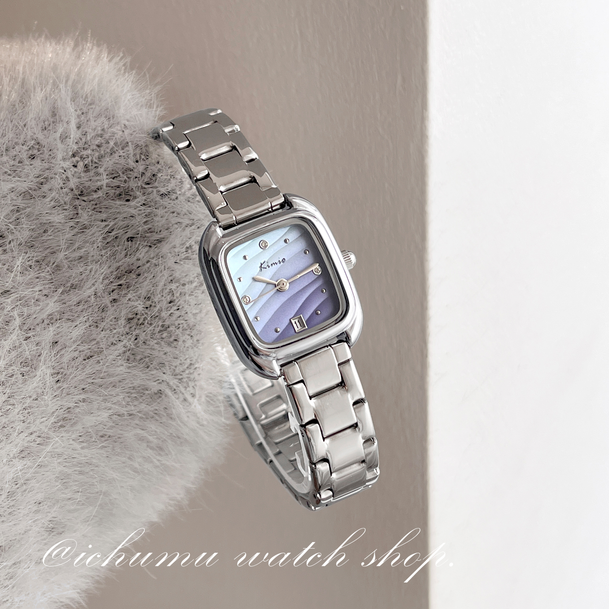 初目iChumu渐变色方形小方表手表