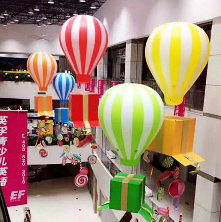 充气热气球升空PVC空飘开业广告 大型充气卡通闭气气模 升空空飘图片