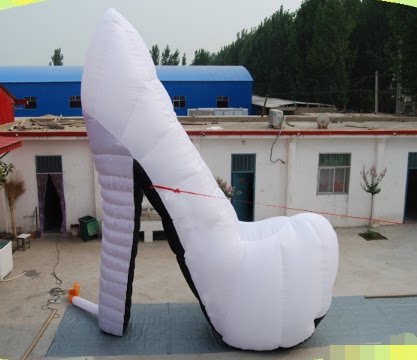 充气高跟鞋气模 充气鞋子卡通气模  充气靴子运动鞋气模商场美陈