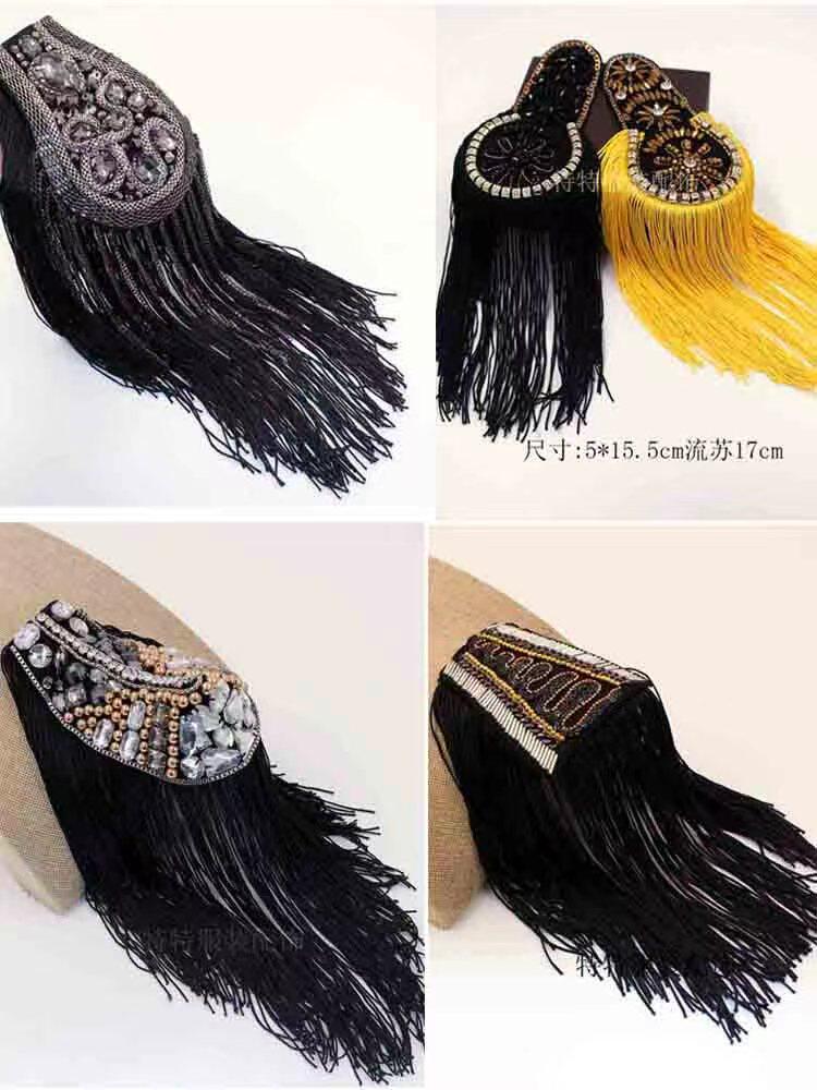 男童西装肩部章水钻链条流苏肩章时尚女走秀衣服配饰肩膀装饰礼服,饰品/流行首饰/时尚饰品新,胸针,淘宝优惠券,粉丝福利购,淘宝优惠卷