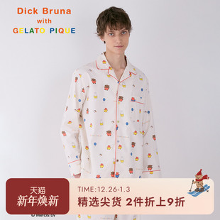 开襟衬衫 睡衣米菲长袖 PMFT244365 pique秋冬男女同款 gelato