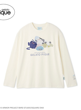 gelato pique25秋冬新品男睡衣勇者斗恶龙怪物长袖T恤PMCT255926