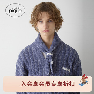 围巾半边绒三角围脖PHGA255973 男女同款 gelato pique25秋冬新品