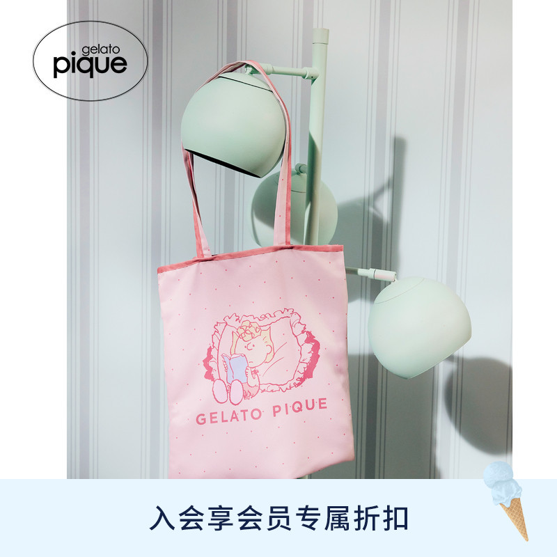 gelato pique26春夏新品女帆布袋史努比联名单肩手提包PWGB262625