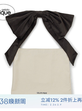 gelato pique秋冬女包袋蝴蝶结缎带手提托特包PWGB244657