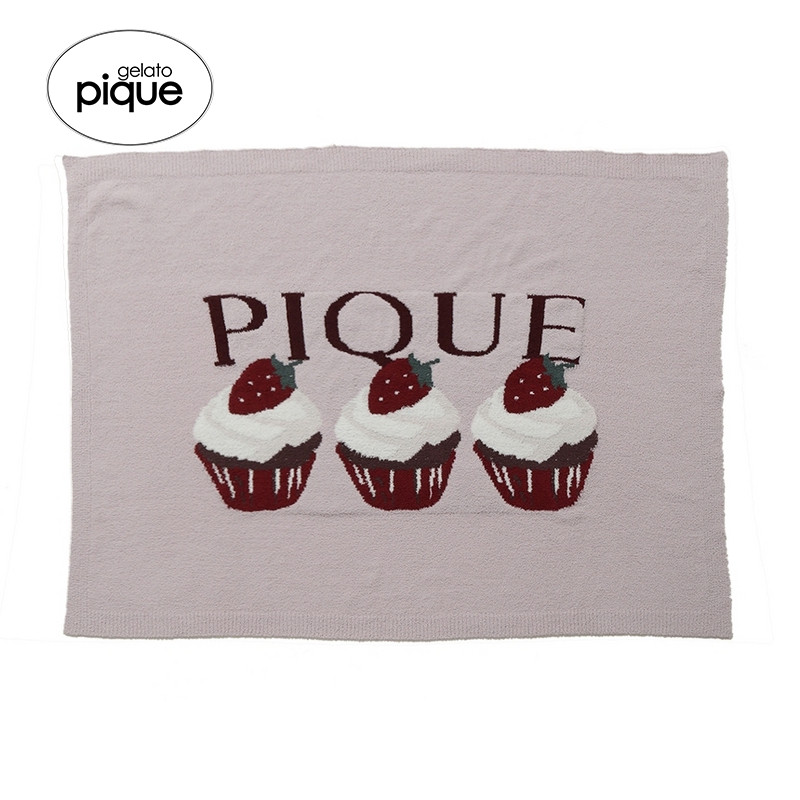 gelato pique25秋冬新品毯子半边绒动物蛋糕毛毯盖毯PWGG254707