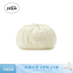 gelato pique春夏化妆包棉花糖圆形拉链收纳包PWGB251665