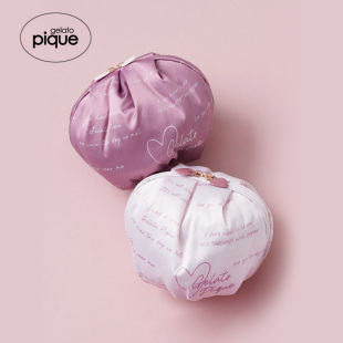 gelato pique春夏女收纳包情人节字母缎面化妆包PWGB241652