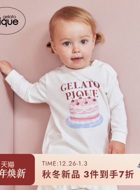 gelato pique25秋冬新品婴童睡衣万圣节蛋糕长袖T恤PBCT254499