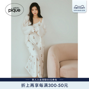 pique24春夏新品 gelato 女睡裙猫咪吊带连衣裙附胸垫PWCO242246