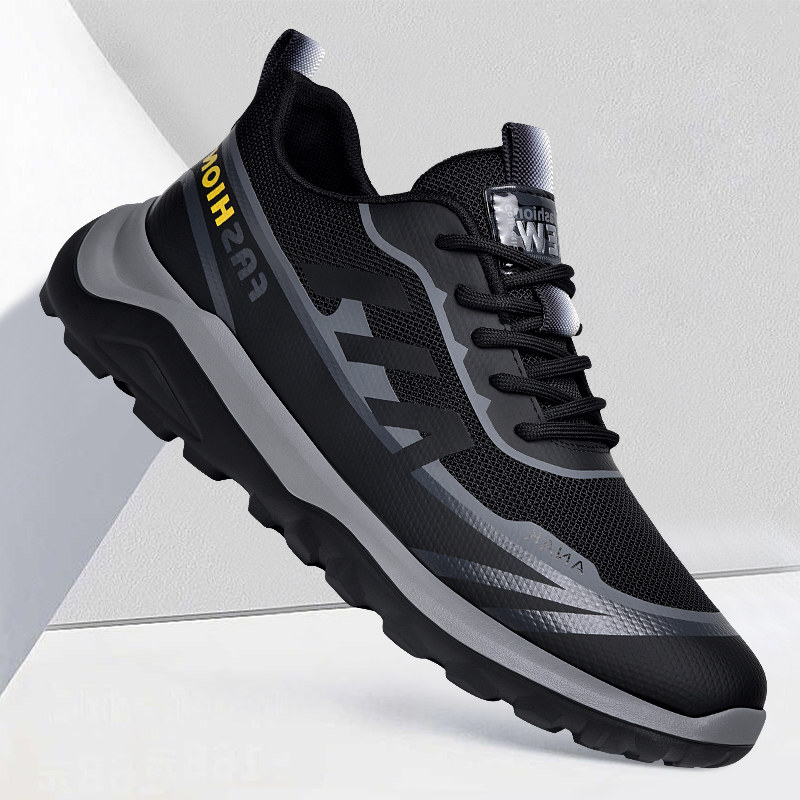 网鞋男2026春季透气防臭百搭休闲跑步鞋男士软底轻便网面运动潮鞋,流行男鞋,网面鞋,淘宝优惠券,粉丝福利购,淘宝优惠卷