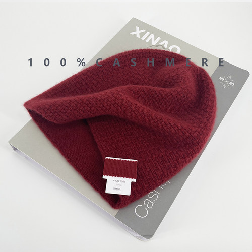 针织帽英伦男女秋冬加厚山羊绒