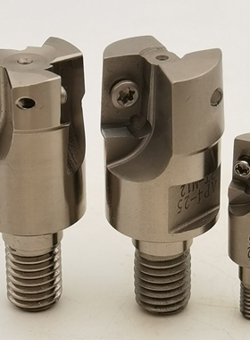 配钨钢抗震刀杆适用APMT1135 1604刀片锁牙式铣刀头BAP300R400R