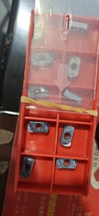 快进给铣刀片lnmu0303进口双面涂层cnc加工中心不锈钢模具钢