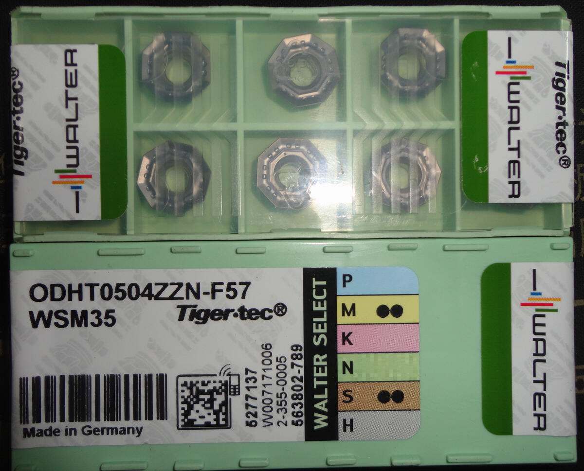 ODHT0504ZZN-F57 WSM35/德国瓦尔特/数控刀片/八角铣刀片/