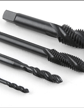 高速钢螺旋丝锥/丝攻/细牙丝攻/先端丝锥/HSS高硬度全磨制/机用黑