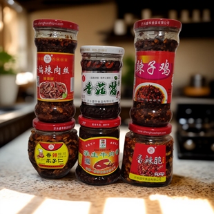 金胜华辣椒酱系列混搭链接干煸肉丝辣子鸡香辣脆瓜子仁学生牛肉酱