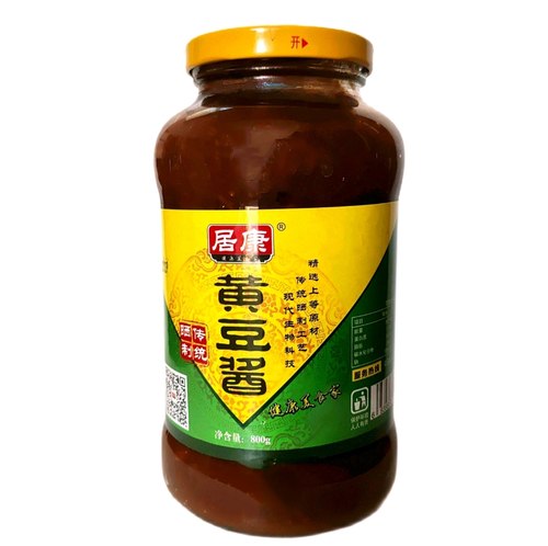 正品潍坊居康黄豆酱800g/瓶 居康黄豆酱拌饭拌面酱即食蘸酱