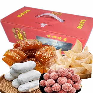 金乡特产红大三刀密三刀果子大京果锥沙年货礼盒油炸糕点春节点心
