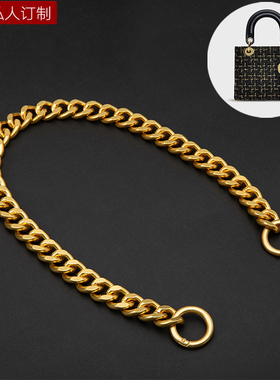 Dro戴妃复古手提粗链子配件肩带加长金属链条包带腋下短链子包链