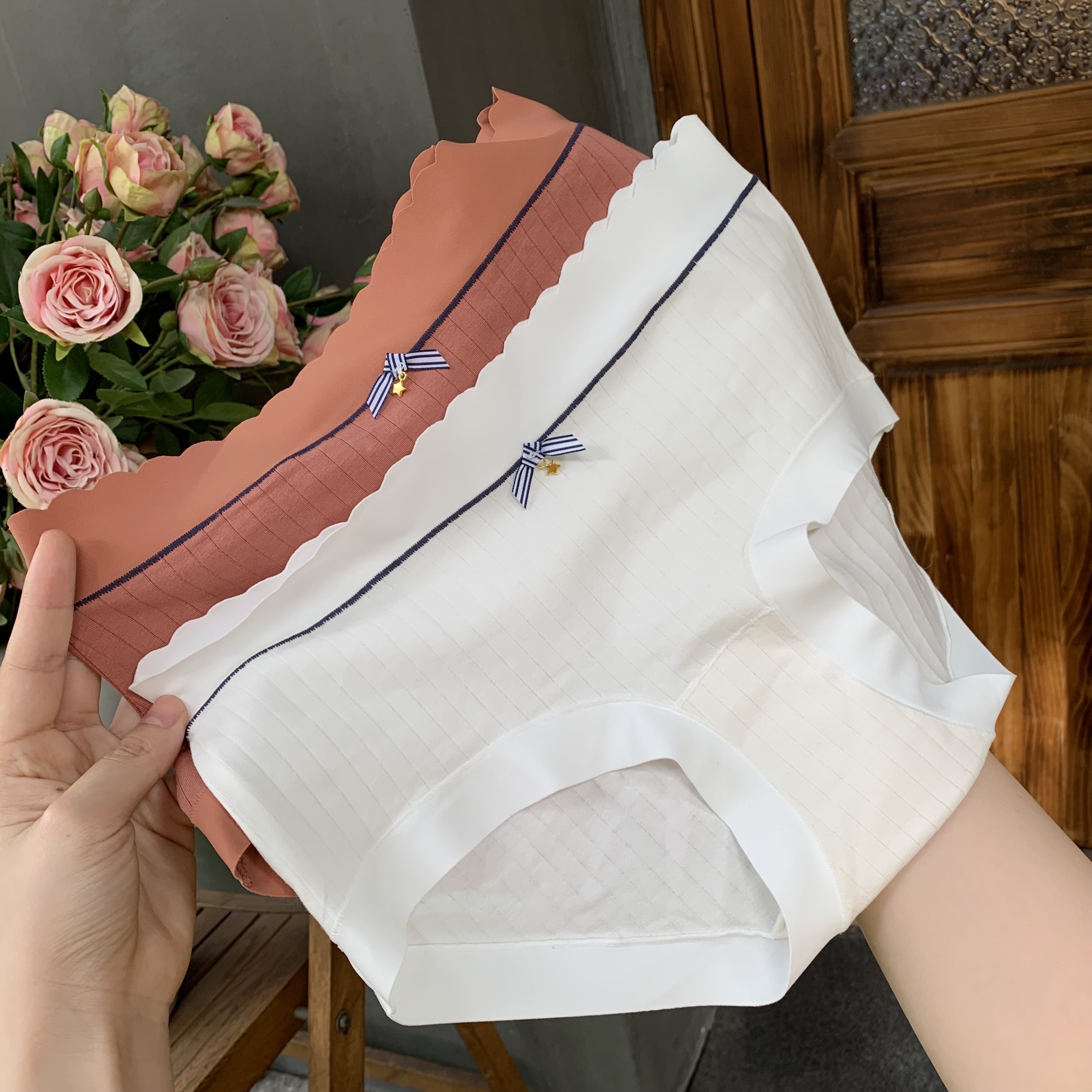 新疆长绒棉内裤女士纯棉少女风透气中腰抑菌纯欲短裤女生夏季薄款,女士内衣/男士内衣/家居服,女三角裤,淘宝优惠券,粉丝福利购,淘宝优惠卷