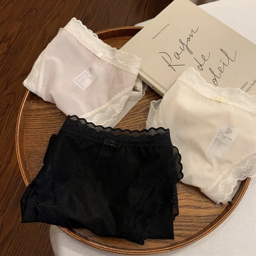 内裤女冰丝夏季薄款性感蕾丝透气
