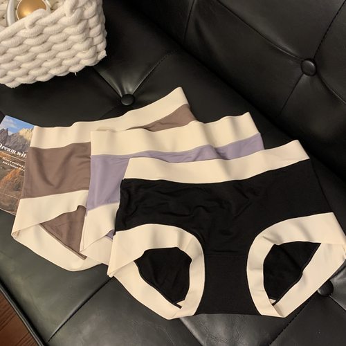 莫代尔女士包臀大码抑菌无痕内裤