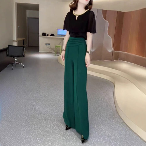 今年流行特惠25822新大爱美依缘2026夏季新款网纱荷叶边短袖上衣