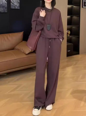 今年流行特惠24716大爱美依缘2025秋季新款时尚长袖宽松卫衣长裤