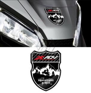 摩托车贴纸 3D水晶软胶 X-ADV750 R1250GS车头标贴花保护贴