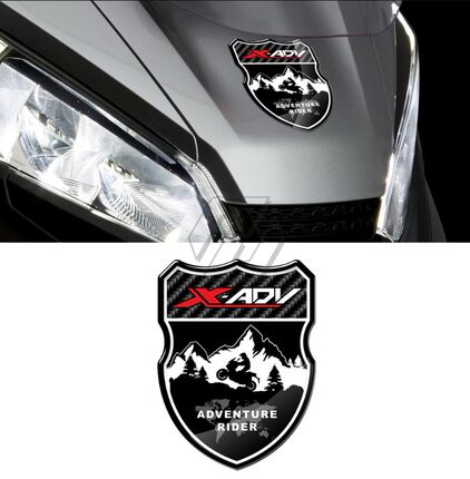 摩托车贴纸 3D水晶软胶 X-ADV750 R1250GS车头标贴花保护贴