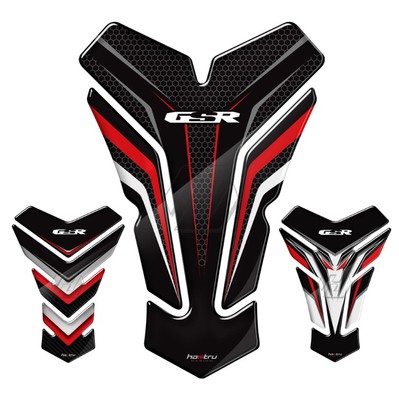 摩托车GSR250/GSR400/GSR600/GSR750油箱贴 鱼骨贴3D水晶胶贴纸