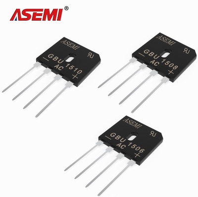 GBU1510 ASEMI品牌 首芯 整流器 GBU1506/1508 插件扁桥 原装现货