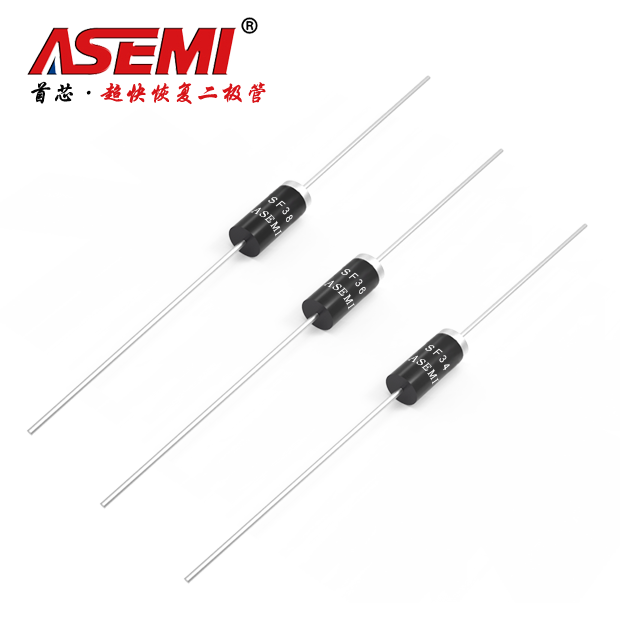 SF38  ASEMI超快恢复二极管 SF38/SF36/SF34  DO-27封装