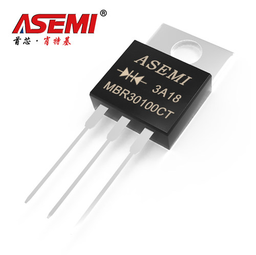 MBR30100CT ASEMI品牌 首芯 肖特基二极管 30A100V ITO-220AB塑封