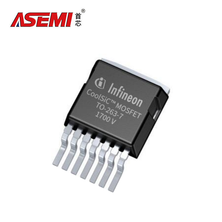 IMBF170R1K0M1 N沟道MOS管 5.2A 1700V TO-263-7 ASEMI代理Infine