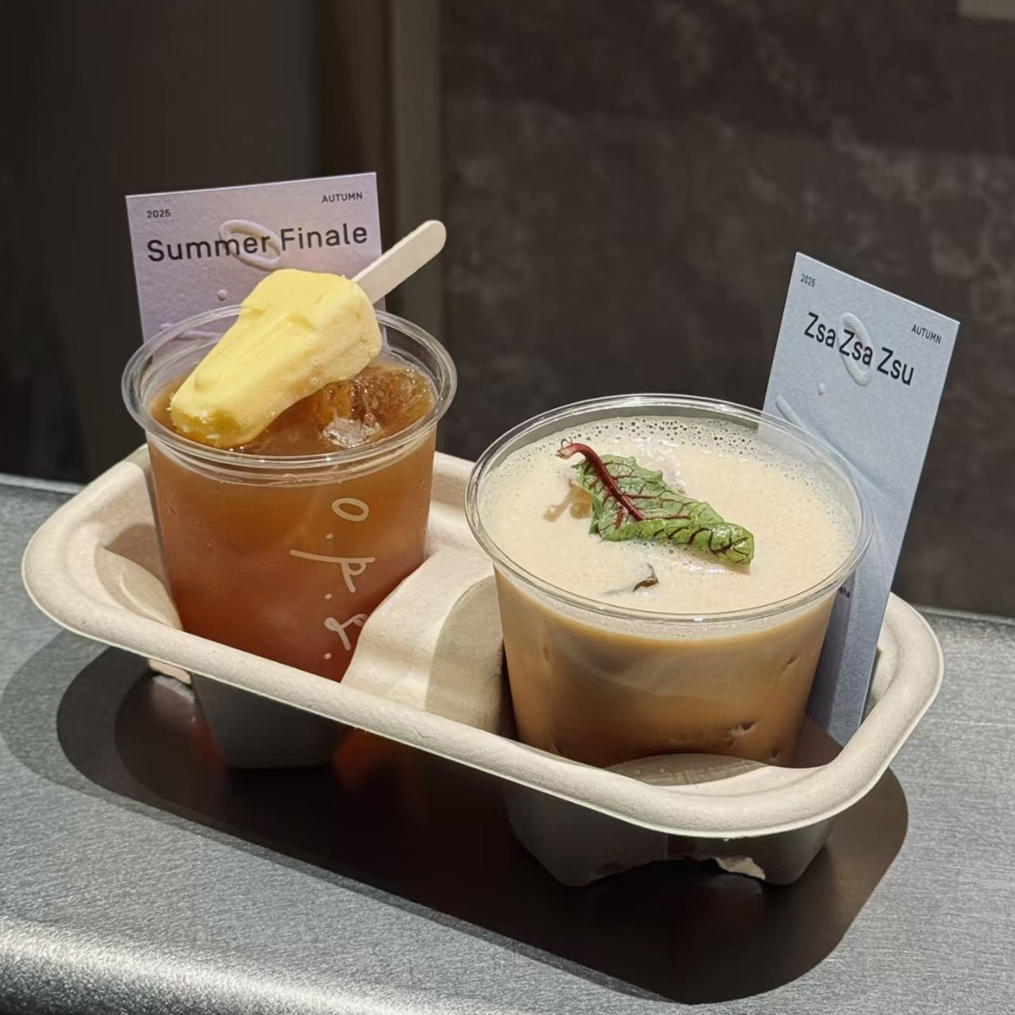 一次性奶茶咖啡托饮料外卖两杯托图片