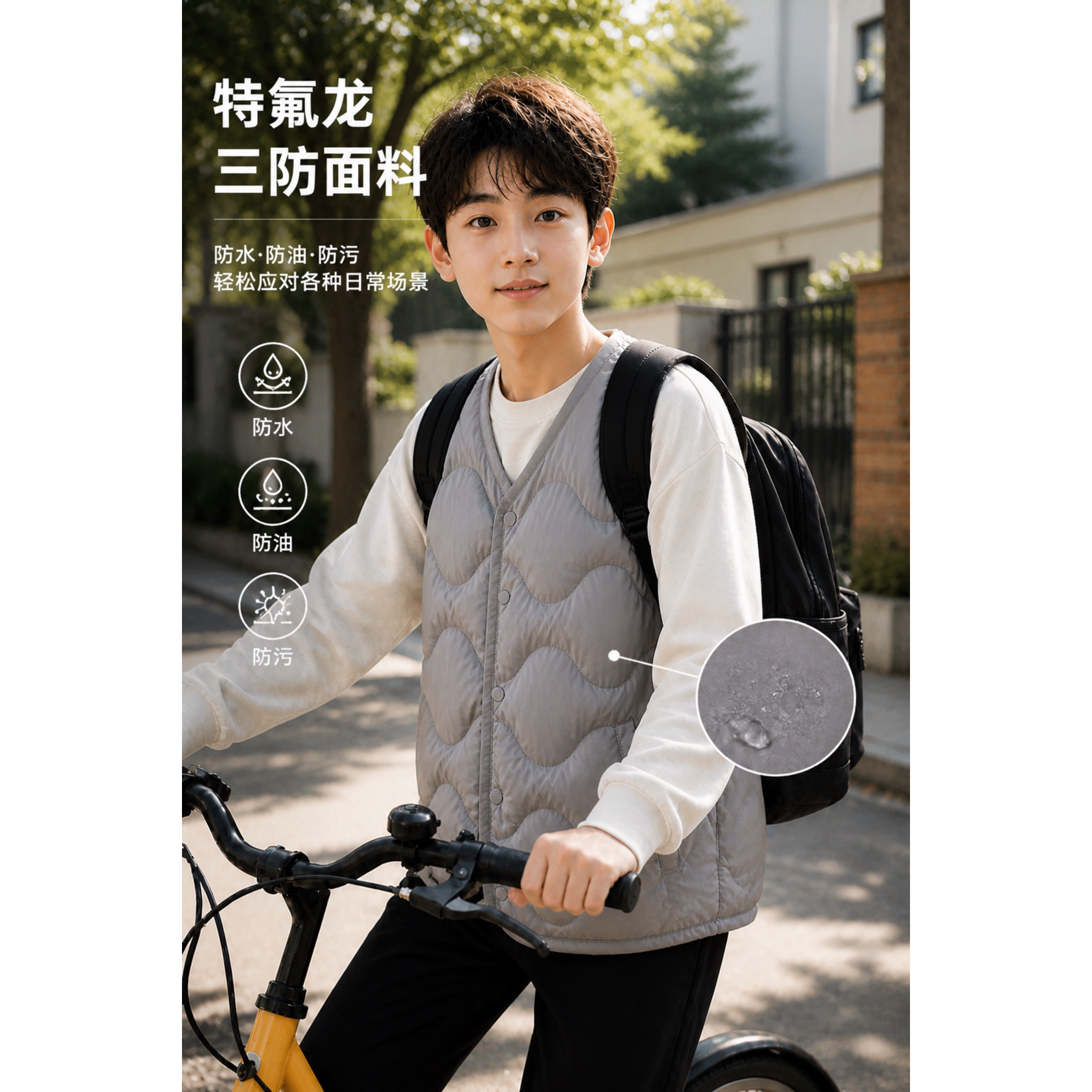 儿童羽绒马甲男女轻薄外穿亲子装