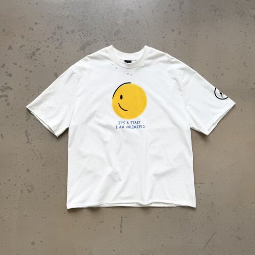 Saint x 藤原浩 联名“IT'S A START”单缝线天地针制衣工艺T恤