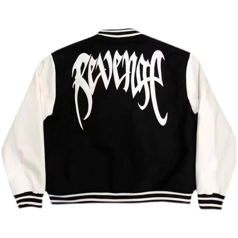 Revenge Jacket 欧美潮牌秋冬夹克宽松夹棉嘻哈棒球服男女外套
