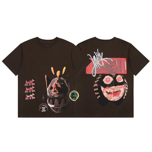 Travis Scott Cactus Jack Never Backward Tee 周边巡演短袖T恤