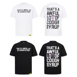 现货Trapstar 新款紫T印花男女同款双纱纯棉宽松短袖情侣款T恤