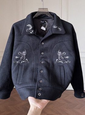 现货ENFANTS RICHES DÉPRIMÉS “审判天使丘比特”羊毛夹克外套