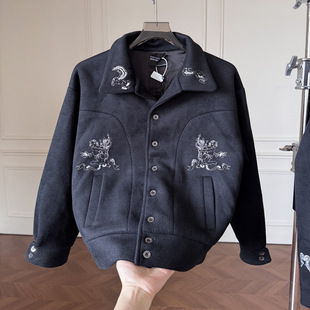 现货ENFANTS RICHES DÉPRIMÉS “审判天使丘比特”羊毛夹克外套