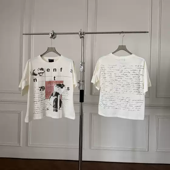 Enfants Rich Deprimes 26Ss Short-Sleeved Shirt for the Daughter of a Wealthy, Depressed Pharmacist
