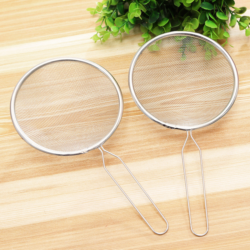 厨房家用金属豆浆超细小漏勺